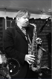 Shane Ellis on Sax with Big Dee